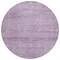 Homeroots 8' Lavender And Purple Round Abstract Washable Indoor Outdoor Area Rug 605556 - alternate 5