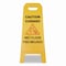 Carlisle Foodservice Wet Floor Sign (English/Spanish), 11 x 25 x 25, Yellow 3690000 - alternate 2