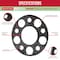 Coyote Wheel Accessories HUB CENTRIC RINGS 8 x 170 Millimeter 8 x 669 Inch Bolt Pattern Axle Bolt Circle 8 x 170 Millimete 8170-8170H-E14 - alternate 5