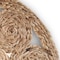 Homeroots 15" Set of Two Natural Braided Jute Round Placemats 534179 - alternate 5