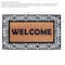 Gardenised Natural Coir and Non-Slip Rubber Doormat with Embossed Welcome Design, Classic Welcome QI004890 - alternate 3