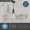 Vaxcel Millie Matte Black Mini Pendant Ceiling Light Smoke Gray Glass P0377 - alternate 6