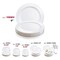 Smarty Had A Party 9 Solid White Economy Round Disposable Plastic Buffet Plates 120 Plates, 120PK 119WH-CASE - alternate 4