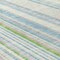 Homeroots 8' Ivory Blue And Green Round Striped Washable Indoor Outdoor Area Rug 614991 - alternate 3