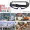 Bison Life SplashPro Safety Goggles Over Glasses, Anti-Fog UV400 Eye Protection, ANSI Z87.1 Protective Eyewear BPES-SPSG-CLLBKF-1 - alternate 2