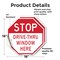 Signmission Stop Drive-thru Window Here, 18 inch X 18 inch, Vinyl Decal, 2PK OC-D-2PACK-18-254 - alternate 3