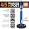 Xpose Safety 42in  Ring Loop Blue Traffic Delineator Post with 13 LB PVC Base, Half Pallet, 48PK DLRB-BLU-42-HP48-X - alternate 3