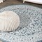 Jonathan Y Sinjuri Medallion Textured Weave Teal Blue/Gray 5 ft Round Indoor/Outdoor Area Rug SMB101C-5R - alternate 1