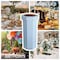 Happimess Fleur 25-Gallon Disposable Corrugated Cardboard Event Trash Can, Recycling Bin, Tide Pool Blue, 2PK HPM1300G-SET2 - alternate 1