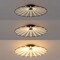 Jonathan Y Anders 23.25" Contemporary Scandinavian Dimmable Stripe UFO Integrated LED Flush Mount, Black/Gold Pa JYL7150A - alternate 3