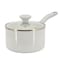 Martha Stewart Everyday Rexford 2.6 Quart Ceramic Nonstick Aluminum Saucepan with Lid in Linen 141013.02 - alternate 1