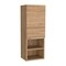 Homeroots 12" Natural Wood Floating Single Door Bathroom Vanity And Medicine Cabinet 543569 - alternate 1