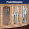 Garrett Wade Pruning Shears for Gardening 2PK Bypass Pruners & Straight Scissors Handheld Plant Clippers & Snips GW53A04-04 - alternate 5