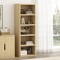 Manhattan Comfort Rivington 28in Open Bookcase in Natural Oak BC003-NA - alternate 1
