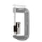Performance Tool 6 in. C-Clamp, Ductile Iron, Swivel Pad, Chrome Screw W214C - alternate 3