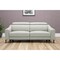 Homeroots 74" Gray Leather Reclining Sofa With Black Legs 488832 - alternate 3
