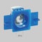Newhouse Electric 1/4 in. Nylon Strut Cone Nut Coupling for A, C, E, H-Series Channels, Electro-Galvanized, 5PK CN14-5PK - alternate 3