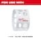 Milwaukee Tool 2PK Large Thread Pin Adapters for QUIK-LOK Arbors 49-56-7575 - alternate 3