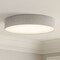 Afx Ashland LED Flush Mount - 19in Dia. - Grey Linen ALDF19LAJUDGY - alternate 2