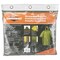 Diamondback Poncho, One-Size, PVC, Olive/Yellow, Drawstring Collar, Side Snap Closure 2690 - alternate 2