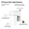 Halo FE Series Wall Sconce, 120 V, 7.9 W, LED Lamp, 977 Lumens, 4000 K Color Temp, Polycarbonate Fixture FE08A40FDW - alternate 5