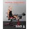 Vevor Leg Extension and Curl Machine Lower Body Special Leg Exercise Bench Adjustable UB2903A - alternate 3