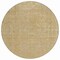 Homeroots 8' Tan And Beige Round Abstract Washable Indoor Outdoor Area Rug 616036 - alternate 5