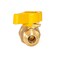 Brasscraft Gas Ball Valve, 1/2 in Connection, Flared x FIP, 5 psi Pressure, Brass Body PSSD-41 - alternate 2