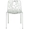 Leisuremod Modern Devon Aluminum Chair, White, 2PK DC23W2 - alternate 4