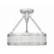 Z-Lite Quinn Satin Nickel 1 Light Semi Flush Mount 3046SF15-SN-LED - alternate 3