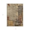 Homeroots 8' X 10' Khaki Charcoal And Terra Cotta Abstract Washable Indoor Outdoor Area Rug 606040 - alternate 3