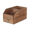 Homeroots 6" Brown Solid Wood Box 487950 - alternate 3