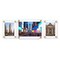 Azar Displays Floating Acrylic Gallery Wall Frame Set, 1" Stand off, Gold, 3PK 105707-GLD - alternate 4