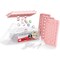 Emporio Kitchen Round Ice Cube Tray Set Pack of 1, BPA-Free, 33 Ice Balls per Tray, Lid & Tongs, Pink EMPICES31PK - alternate 1
