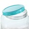 Gibson Home Chiara 2 Gallon Glass Mason Jar Dispenser with Metal Lid and Base in Blue 130951.02RR - alternate 3