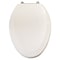 Prosource Toilet Seat, Elongated, MDF Molded Fiberboard, White, Bar Hinge T-19WMC - alternate 1