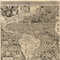 Homeroots Vintage 1598 Map Of The Americas Unframed Print Wall Art 391930 - alternate 3