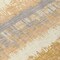 Homeroots 3' X 5' Gold Copper And Gray Striped Washable Indoor Outdoor Area Rug 598346 - alternate 6