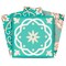 Homeroots 12" X 12"  Mint Green Aquamarine Mosaic Peel and Stick Removable Tiles 556422 - alternate 1