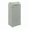 Happimess Darla 14.27-Gallon All-Weather Wicker/Metal Swing Top Hideaway Outdoor Trash Can, Mint Blue/White HPM1201C - alternate 3
