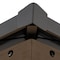 Sunjoy 12x16 ft. Wood Gazebo, Outdoor Patio Steel Hardtop Gazebo, Cedar Framed Wooden Gazebo, Dark Brown A1020326P0 - alternate 4