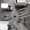 Gatco Elevate 24" Double Towel Bar, Matte Black 4054MX - alternate 2