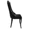 Leisuremod Novara Collection Modern Wooden Dining Chair in Black NC20BL - alternate 3
