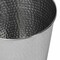 Happimess Axel Modern Minimalist Hammered Steel 2 Gal Waste Bin, Polished Steel, 2PK HPM1110E-SET2 - alternate 3