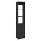 Homeroots 13" Black Wood Freestanding Single Door Bathroom Vanity 543590 - alternate 1