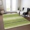 Homeroots 9' X 12' Lime Green Ivory And Black Abstract Washable Indoor Outdoor Area Rug 599980 - alternate 7