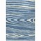 Homeroots 8' X 10' Navy Blue Denim Blue And Ivory Faux Bois Washable Indoor Outdoor Area Rug 614494 - alternate 5