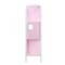Homeroots 50" White Solid and Manufactured Wood and Solid Wood Three Tier Double Bookcase 347521 - alternate 2