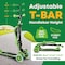 Lifemaster Kids 3-Wheel Scooter with Foldable Seat, LED Wheels, Adjustable Handlebar, Indoor/Outdoor Green LIFMS55 - alternate 4