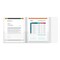 C-Line Products 8-1/2" x 11" Black Spiral Bound 8-Pocket Poly Portfolio with Security Flap, 1/EA, 12EA/DS, 2DS/CT 32881-DS - alternate 4